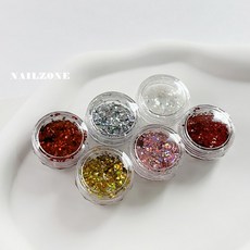 홀리데이 미니 하트 스팽글 네일글리터 단품 G-23 [행사 상품], 홀리데이 미니 하트-레드B, 1개