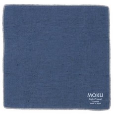 MOKU 日本製 今治 輕毛巾手帕 多款顏色可選 藏青色 單入, 藏青