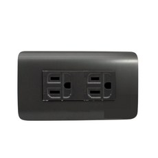 Panasonic RISNA 接地雙插座附蓋 WTRF15123, 1個