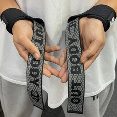 905 헬스스트랩 리프팅 그립 데드리프트 줄스트랩 헬스장갑 손목보호대 렛풀다운, 블랙, 1세트