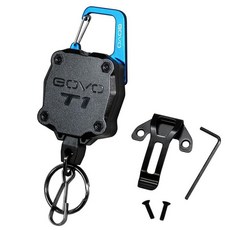 GOVO T1 접이식 키체인 2693g95온스 포스 864cm34인치 스틸 케이블 블루 1, 04. 블루 1팩