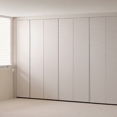 솔리에 도비니트 여닫이 미닫이 슬라이딩 붙박이장 E0등급 화이트 그레이, 2. 도비니트 여닫이 라이트그레이