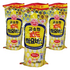 오뚜기 고소한 골드 마요네스, 800g, 3개