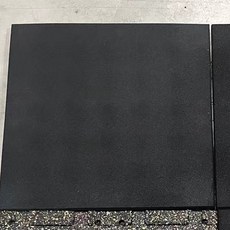 奈米表面重量訓練地墊 減震防摔健身地墊, 1個, 全黑色1片+1個卡扣