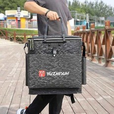 배낭 해루질 조과통 어깨 드랙 양동이 대형 물고기 잡은, L. 회색 48cm 포켓 없음