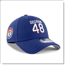 New Era 德州遊騎兵隊 DEGROM 48號 棒球帽, 藍, 1個