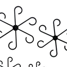 식물용 고정 지지대 다용도 고리형 블랙 텃밭 구조물, 그린