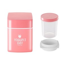BPA FREE YELLOW 귀여운 요거트 메이커 세트 간식만들기 집에서 간단한