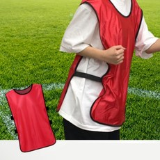 운동용 밴드형팀조끼 레드 스포츠 훈련복 그룹활동