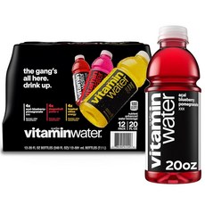 Vitaminwater 버라이어티 팩 영양소 강화 향수 음료 591.5ml (20온스) 병 12팩