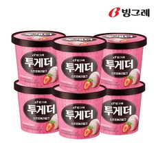 투게더 스트로베리밀크, 6개, 710ml