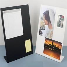 스탠딩 보드판 A4 POP스탠드 스탠딩자석보드 스탠드안내판 책스탠드진열대, 검정