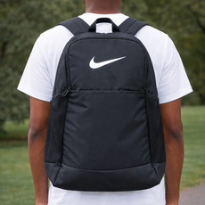 나이키 브라질리아 9.0 미디움 트레이닝 백팩 24L 블랙 학생용 빽 올블랙 검정 검흰 책가방 가방, 1개