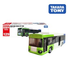 토미카 티아츠코리아 롱토미카 129 이스즈 엘가 오사카 시티 버스 완구, 1개, 혼합색상