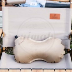 님아 캠핑 의자용 자충 목배개 캠핑베개, 블랙