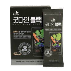 지라이프 굿다인 블랙 / 35여가지 원재료 / 블랙푸드 / 간편한 식사대용식, 3박스, 300g