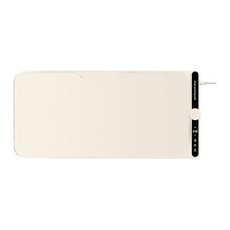 조절 온도가 전기 온난화 트레이 스마트 플레이트 뷔페 파티 가족 모임 실리콘 빠른 가열, EU Plug, 2. Beige White