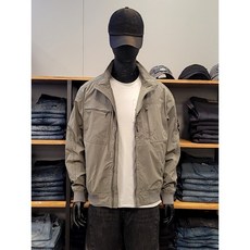 버커루 BC [25년신상] 봄 가을 간절기 입기 딱 좋은 나일론소재 바람막이 인기최고 버커루 남성 지퍼 디테일 하이넥 나일론 점퍼 Z51-217