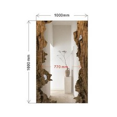 원목전신거울 예쁜 와이드 전신 월넛 스탠드, 160x100
