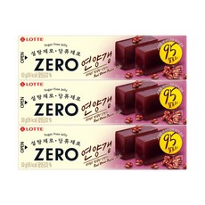 롯데 제로 연양갱, 50g, 3개
