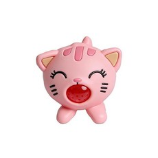 Squishy Toys Reliever 짜낼 수 있는 감압 동물 장난감 또는 어린이/성인용 푹신한 공 부드러운 비즈 스트레스 완화 진정 집중력 등, 핑크 B