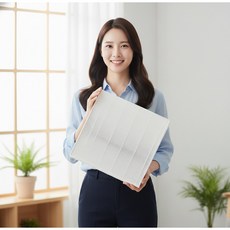 [호환] 국산 삼성 공기청정기 프리미엄 필터 CFX-C100D 블루스카이 7000, 4개, CFX-C100D 헤파형