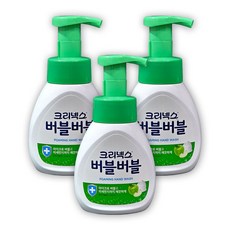 크리넥스 버블버블 핸드워시 퓨어애플 250ml 3개 / 손세정제