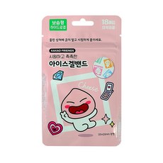 카카오프렌즈 어피치 하이드로케어 아이스겔밴드 18매입, 1팩, 18개입