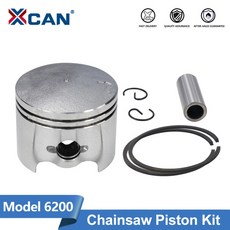 XCAN 47.5mm 전기 톱 피스톤 세트 Zenoah G621 G621avs G620 G620pu 6200 62cc 전기 톱 링 핀 클립 어셈블, 한개옵션0