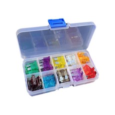 KJTM 자동차 대형 퓨즈 세트 50pcs / 카퓨즈소켓 자동차용 휴즈 대형 퓨즈 12V 24V, 1세트, 단일