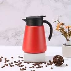 자동차 전기포트 여행용 포트 보온 기능 전기주전자 빠른, 레드 880ml, 1L