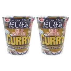 닛신 맛국물 스타일 컵누들 커리 82g, 2개