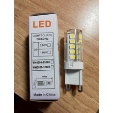 LIGHTSOURCE LED G9燈泡，節能省電，多種色溫選擇，適用於居家照明, 3000K／黃光, 1個