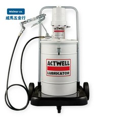 威馬五金 ACTWELL 氣動黃油機S483 -R/5加侖(16or30公斤)/移動式黃油幫浦/台灣製造, 1個