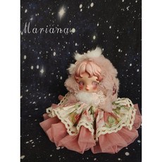 스컬판다 인형옷 핸드메이드 레이스 풀세트 드레스 원피스 수제 no.5317