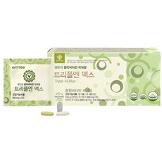 [리빙웰] 트리플엔 맥스 24종 필수영양소 종합비타민 미네랄, 1개
