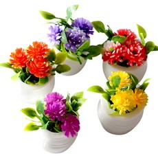 루미노라 납골당꾸미기 조화 세트, 5개, 혼합색상