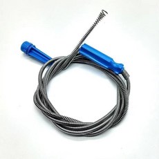 【開發票/統編】通下水道神器 廚房/厠所萬用手搖式管道疏通器 下水道/馬桶疏通 水管堵塞解決, 1米簡易手搖把疏通器,升級版藍殼加密疏通器