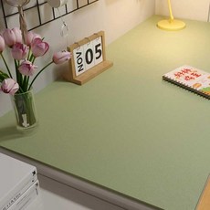 KDNC 깨끗한 미끄럼 방지 단색 책상 매트, 1개, 말차색(140*70cm)