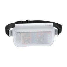 YUKE 雙層防水腰包, 白, 1個