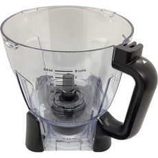 SharkNinja닌자 전용 64oz 8컵 푸드 프로세서 그릇 교체 BL680 BL680A BL681A BL682 BN801 BN805 BL910 오토아이큐 듀오 블렌더 읽기, 1개, 64oz 8 CUPS