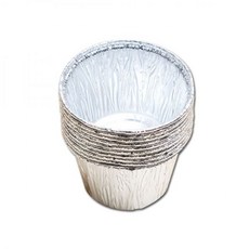 롯데 은박컵 8.7x5cm 10개 호일컵 은박용기 제빵용컵 pre+54839hR