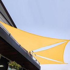 HK.sell 마일드 썬쉐이드 방수 메쉬 그늘막 3X4M 직사각, PU방수, 라인A 샌드