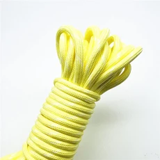 5야드 6mm 파라코드 코드 매는 밧줄 로프 수제 DIY 코드 팔찌 만들기, 11 Light Yellow white l