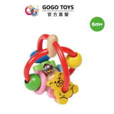 GOGO TOYS 鈴鐺手搖鈴 嬰幼兒玩具 促進感官發展 安全無毒, multi-color mix, 1套