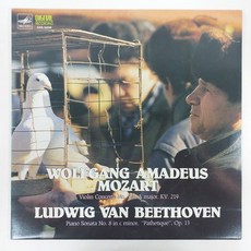 모차르트 바이올린 협주곡 제5번 & 베토벤 피아노 협주곡 제8번 비창 자켓NM 음반새것MT LP초음파세척