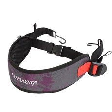 【開發票/統編】非洲鼓腰帶加厚透氣手鼓背帶 可調節金屬掛鈎 迷彩多色 人體工學減壓設計 音樂節配件 快拆式安全鎖扣, 1個, YW-36兒童迷彩紫腰帶