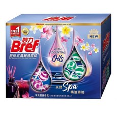 Bref 妙力 懸掛式馬桶清潔球 精油系列 50公克 *3入*6組 (香浴雪松/凝香百合) 馬桶清潔, 18個