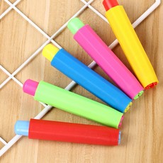 버튼식 분필홀더 색상랜덤 초크샤프 GS0600491A, 단품