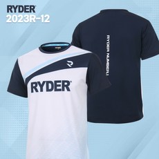 라이더 아울렛 2023R-12 경기복 반팔티셔츠 배드민턴 탁구 피클볼 스포츠의류